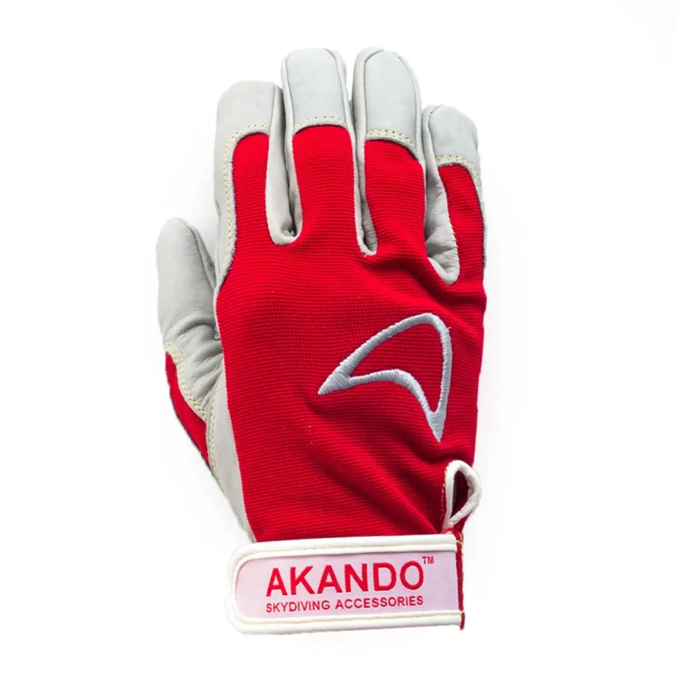ultimate red gloves for skydiving